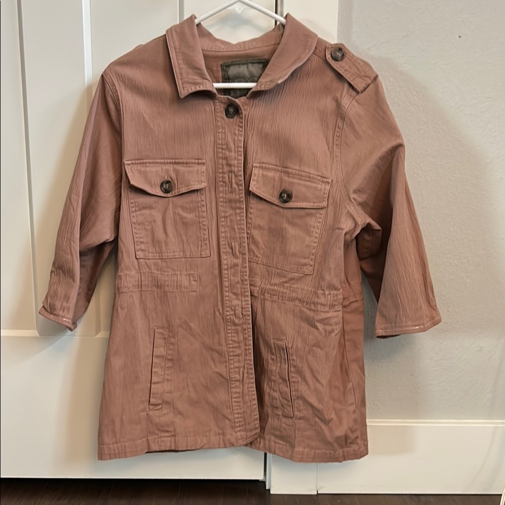 Maurices Pink Utility Jacket